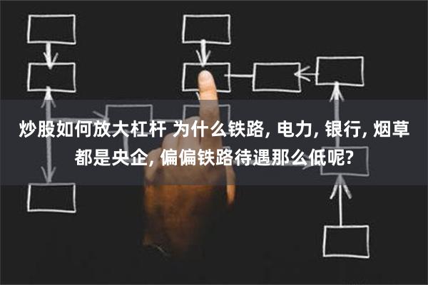 炒股如何放大杠杆 为什么铁路, 电力, 银行, 烟草都是央企, 偏偏铁路待遇那么低呢?