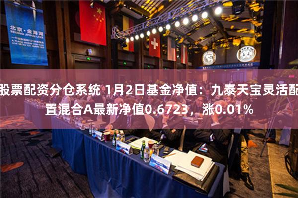 股票配资分仓系统 1月2日基金净值：九泰天宝灵活配置混合A最新净值0.6723，涨0.01%